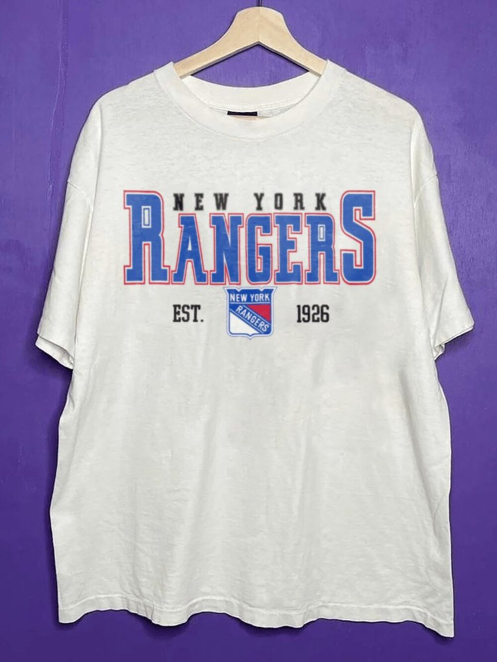 Vintage New York Rangers NHL Shirt, Retro NY Rangers Hockey Shirt For Men Women